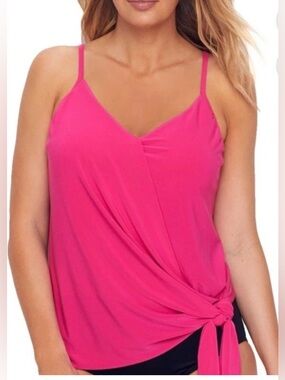 Magicsuit Alex Underwire Tankini Top Swimsuit, Pink  Rose, 12 New With Tags